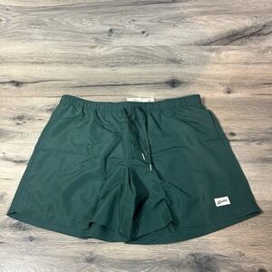 Bather Solid Pine Swim Trunks Men's XL Green New With Tags